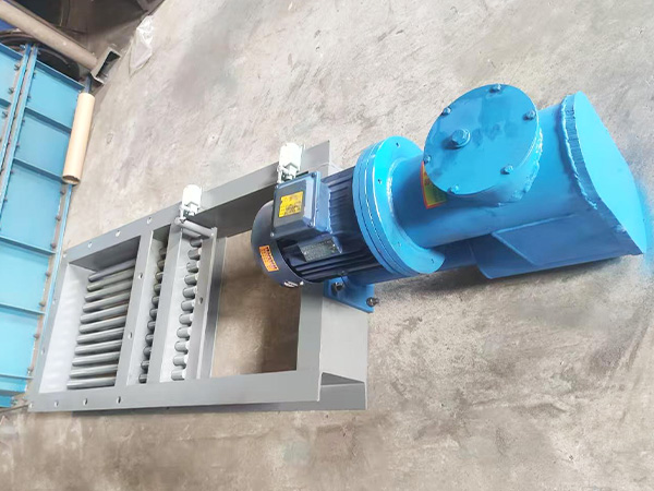 Stainless Steel Rod Gate Valve Under The Hopper