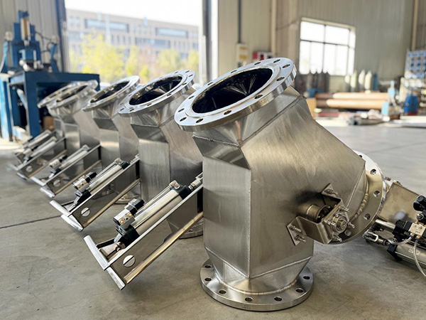 Pneumatic Side Three-Way Distribution Valve