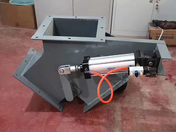 Pneumatic Three-Way Material Distribution Valve